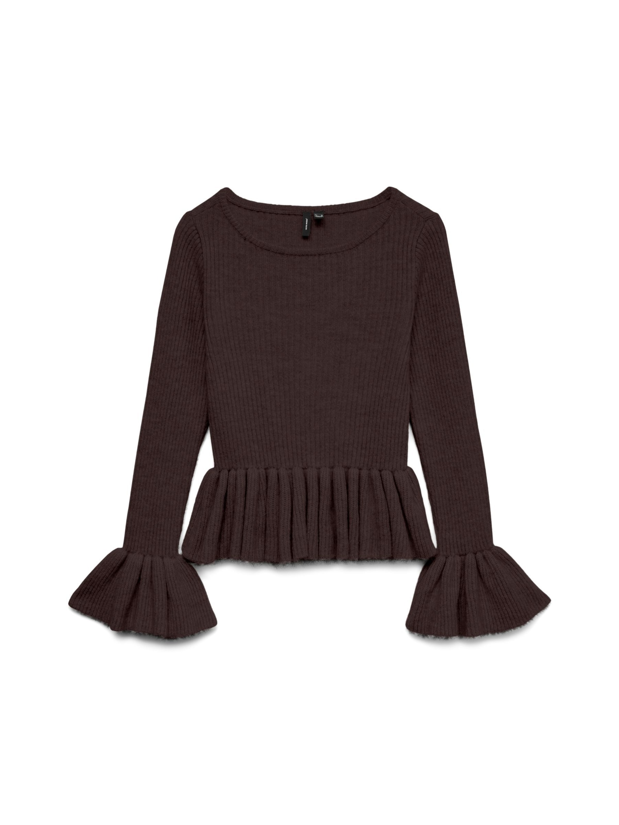VERO MODA Pullover 'VMGeorgia' in Braun: Vorderseite