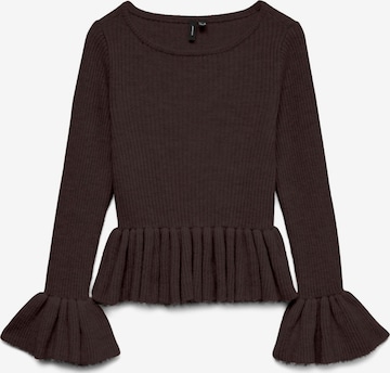 VERO MODA Pullover 'VMGeorgia' in Braun: Vorderseite