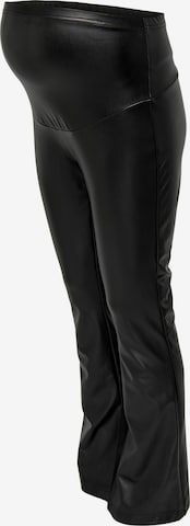 Only Maternity Flared Leggings 'Star' in Black: front