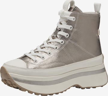 TAMARIS High-Top Sneakers in Grey: front