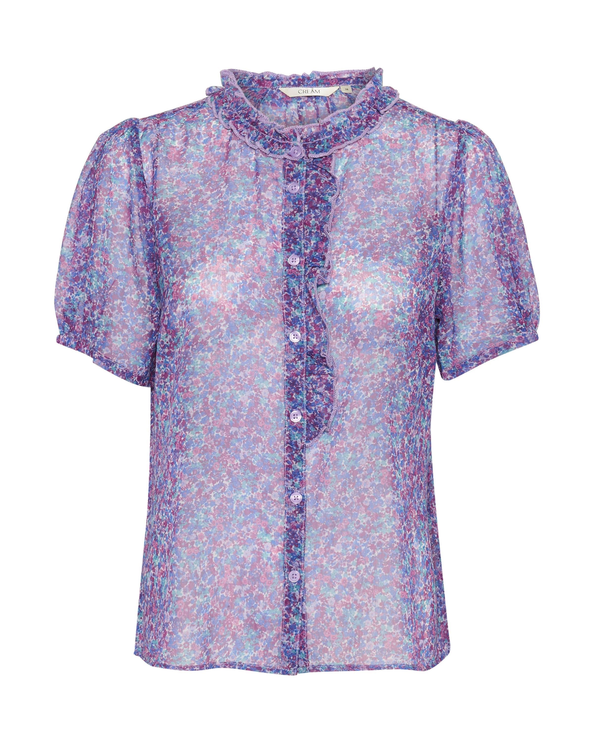 Camicia da donna di Cream in lilla: frontale