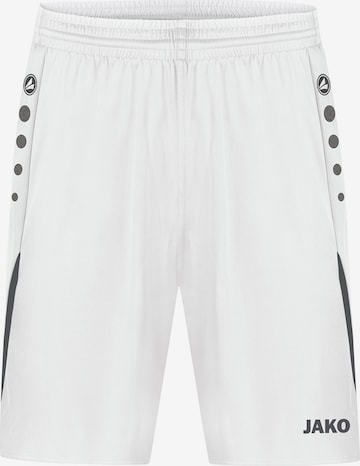 JAKO Workout Pants in White: front