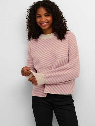 Kaffe Sweater 'Verana' in Pink: front