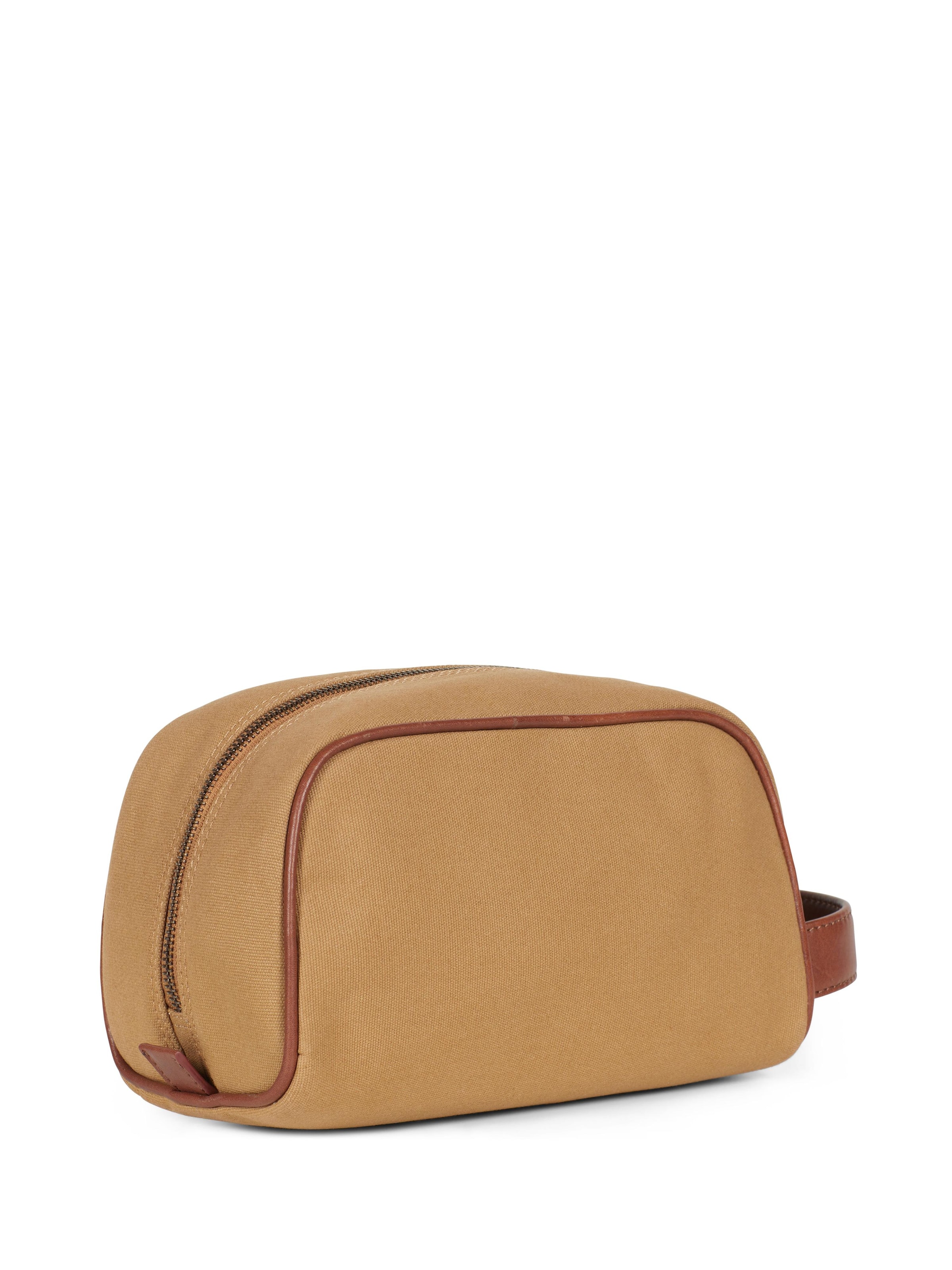 Trousses de toilette 'Washbag Canvas Beige' Howard London en marron