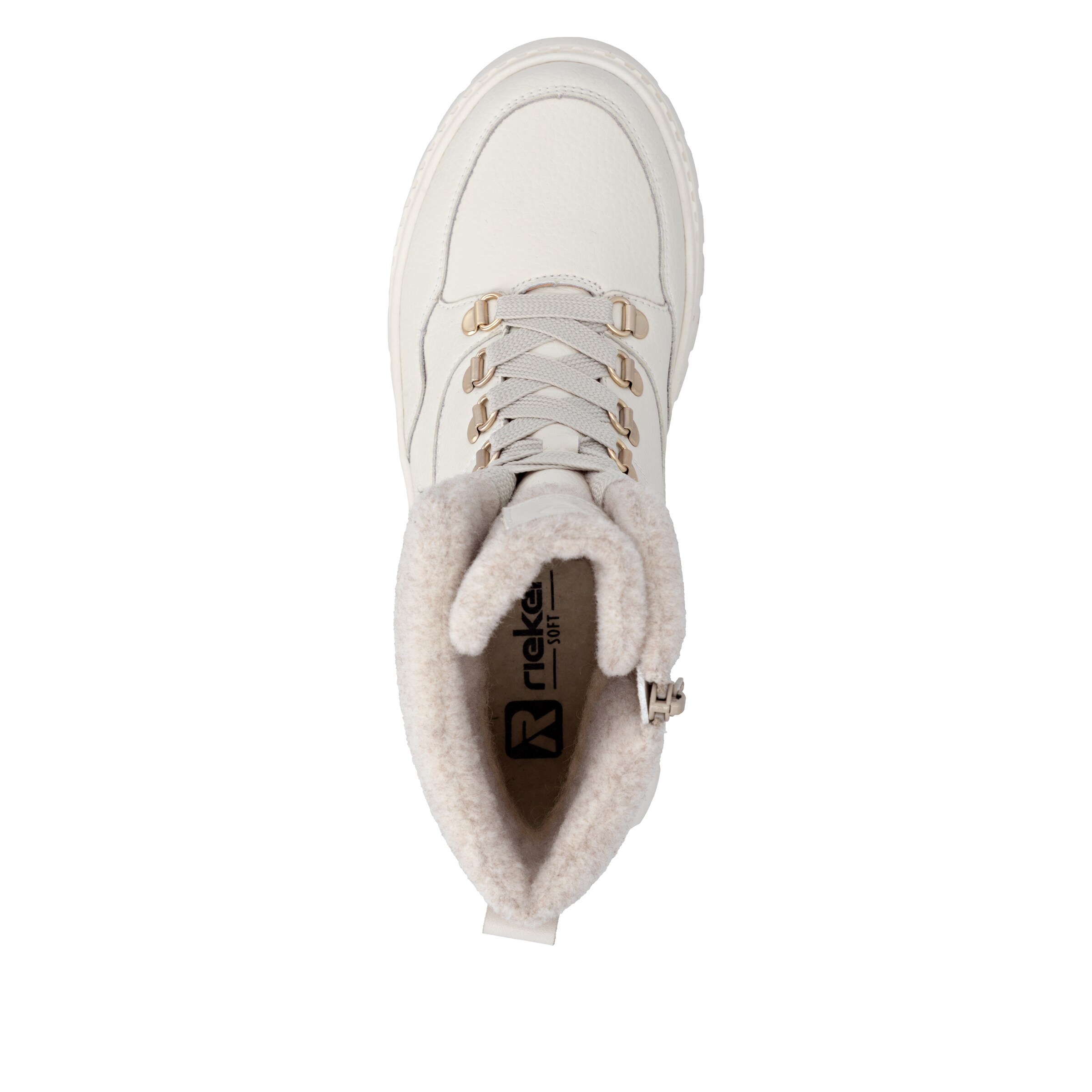 Rieker Schnürstiefel in Weiß