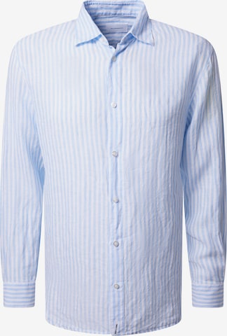 Baldessarini Button Up Shirt in Blue: front