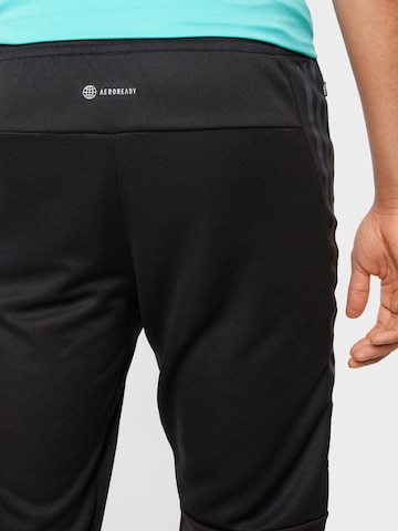 ADIDAS SPORTSWEAR Slimfit Sportbroek 'Run' in Zwart