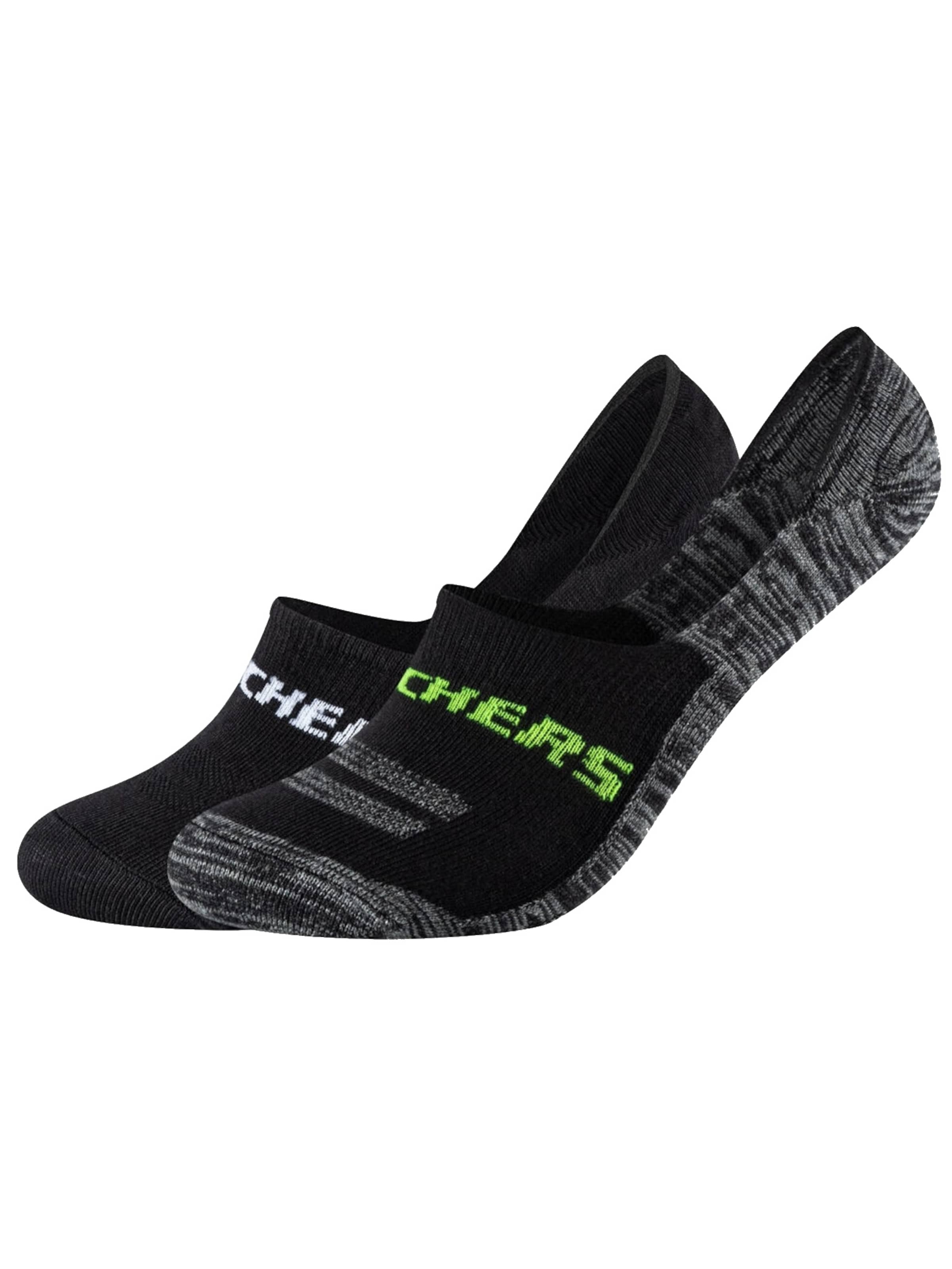 SKECHERS Socken‌‌‌ in Schwarz: Vorderseite