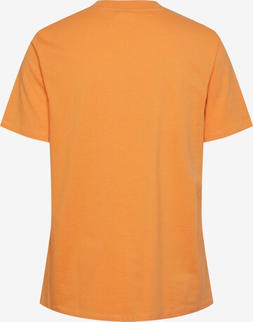 PIECES Тениска 'RIA' в оранжево