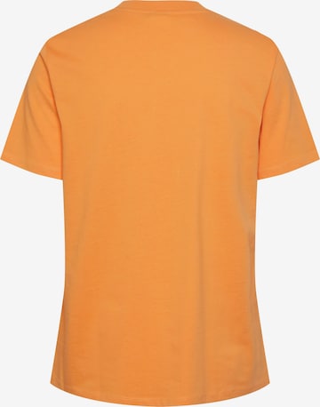 PIECES Majica 'RIA' | oranžna barva