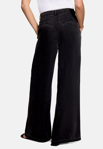 Wide leg Jeans di zero in nero