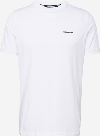Maglietta di Karl Lagerfeld in bianco: frontale