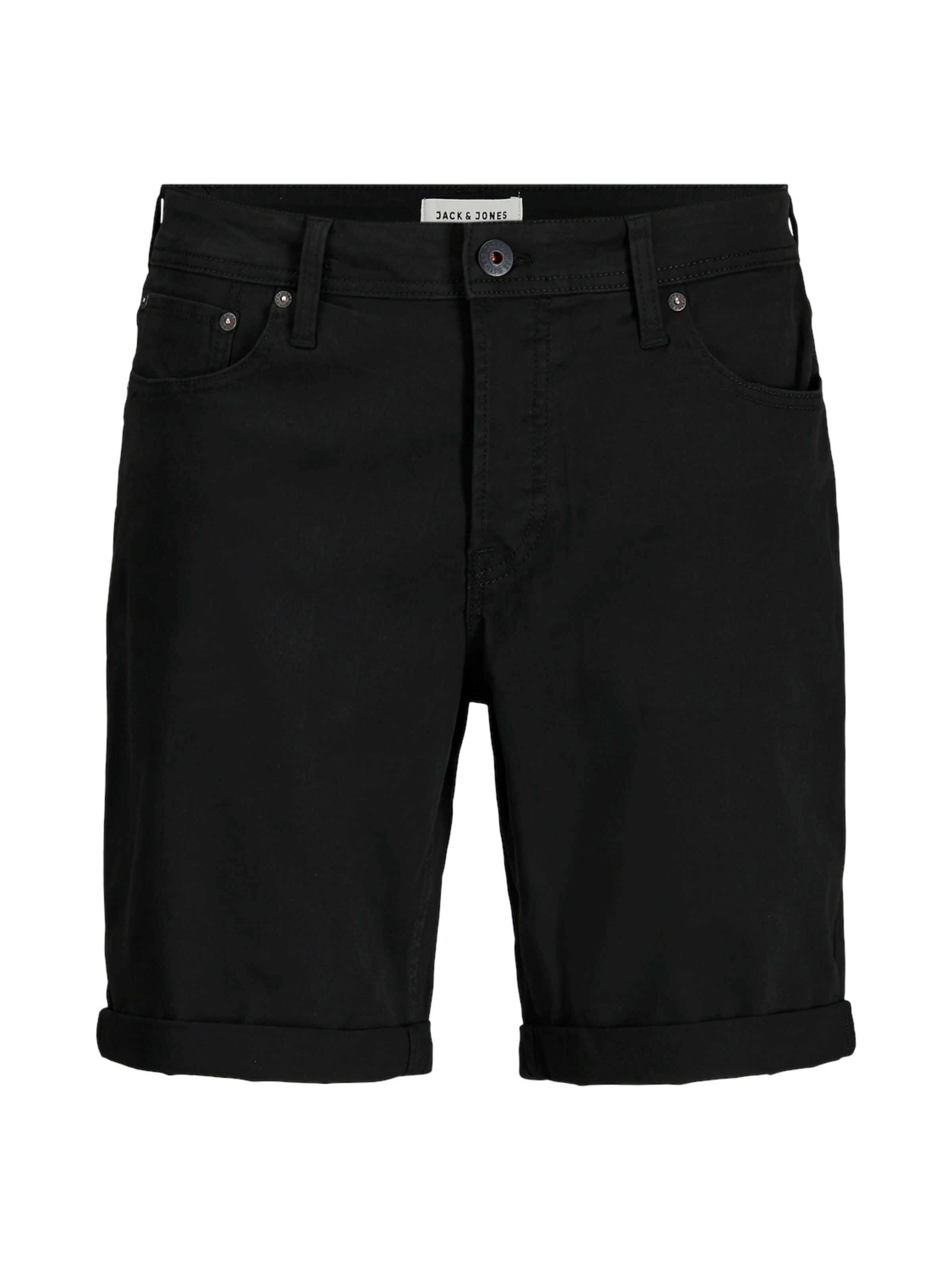 Jack & Jones Plus Regular Hose in Schwarz: Vorderseite