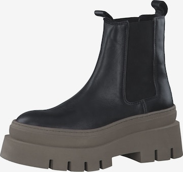 TAMARIS Chelsea Boots in Black: front