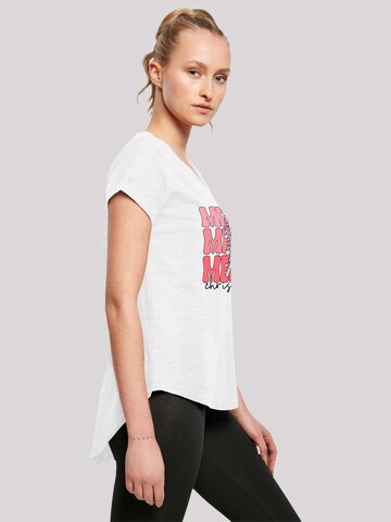 F4NT4STIC Shirt 'Merry Christmas' in Wit