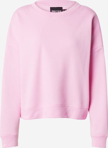 PIECES Sweatshirt 'CHILLI' in Pink: front