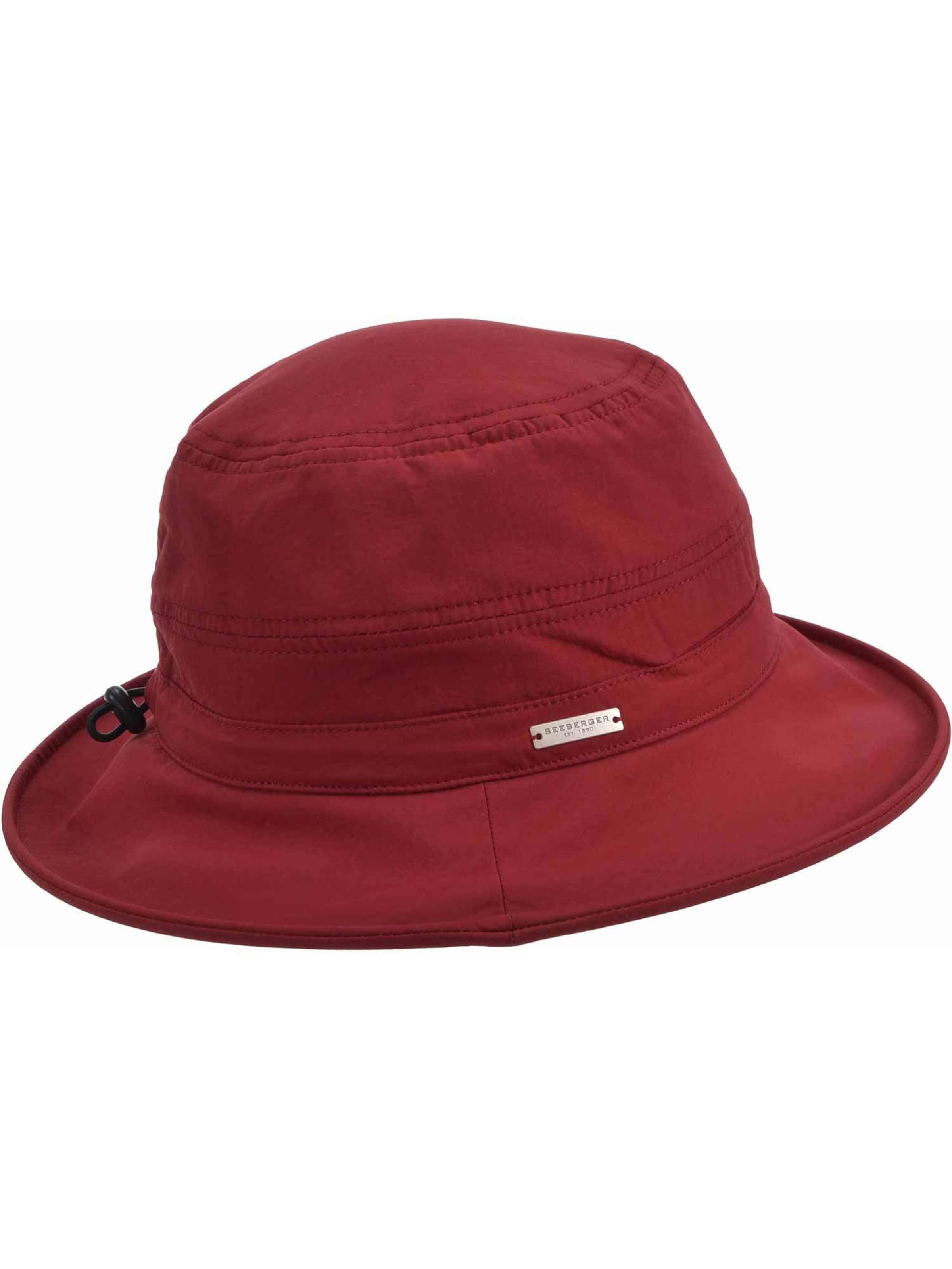 Seeberger Hat 'Hut' in Red: front