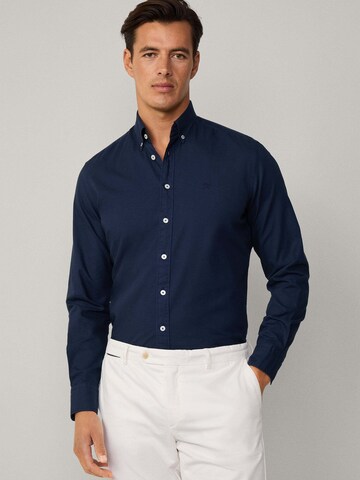 Hackett London Regular Fit Hemd in Blau: Vorderseite