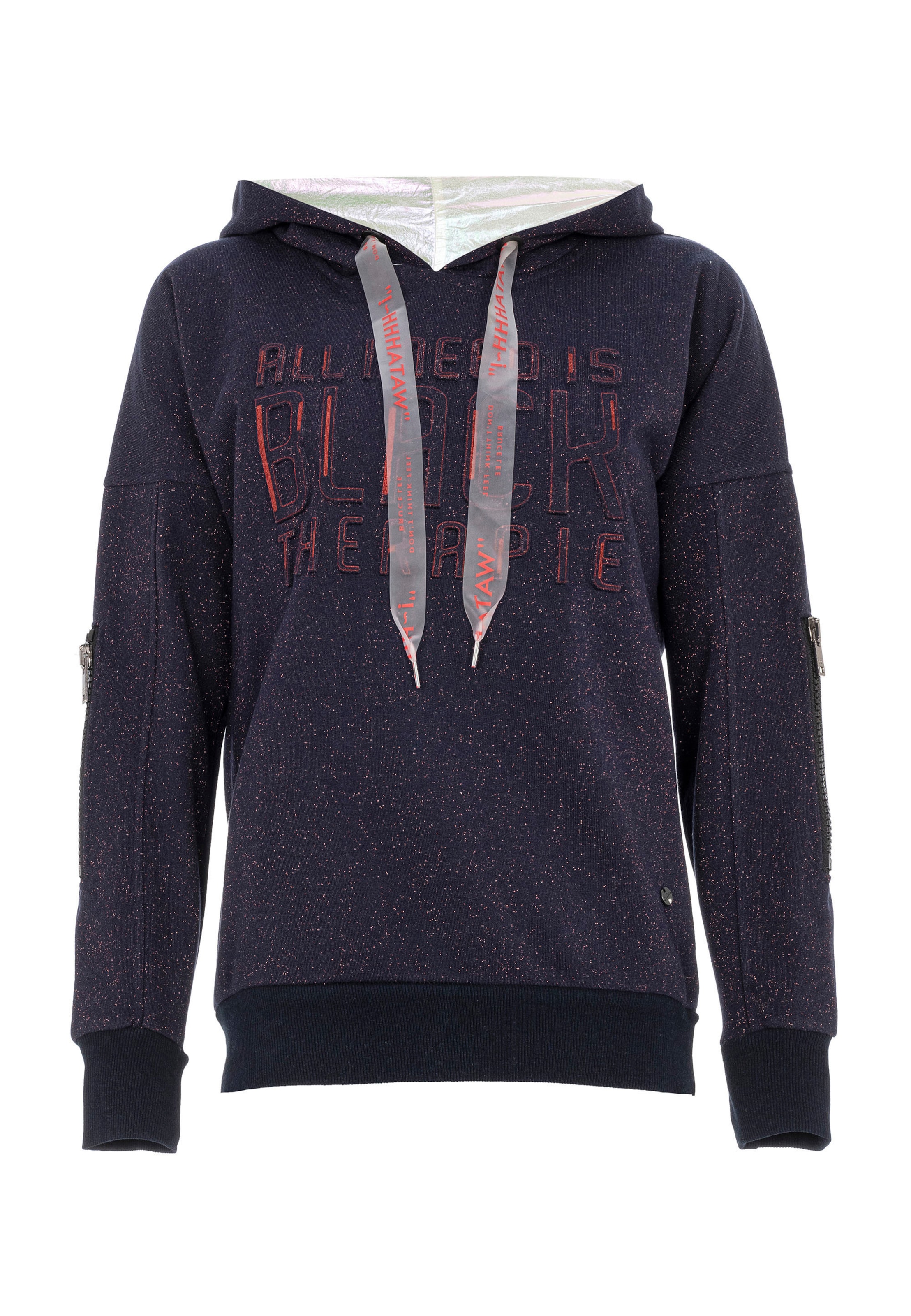 CIPO & BAXX Sweatshirt in Blauw: voorkant