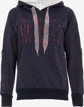 CIPO & BAXX Sweatshirt in Blauw: voorkant