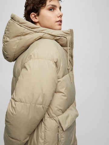 Pull&Bear Winter Jacket in Brown