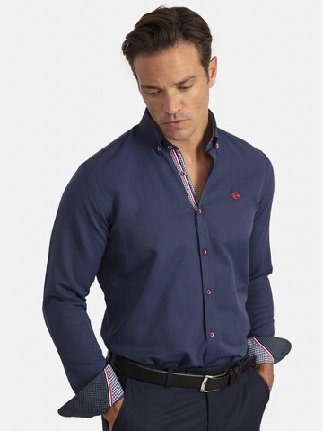 Sir Raymond Tailor Regular Fit Hemd in Blau