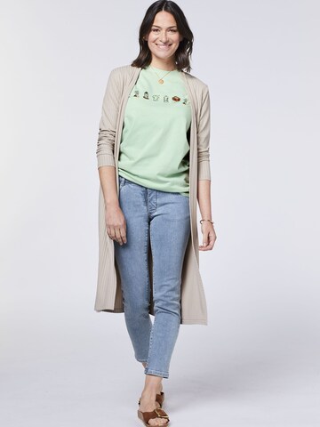 Detto Fatto T-Shirt ' im „Nature to Nature“-Design ' in Grün