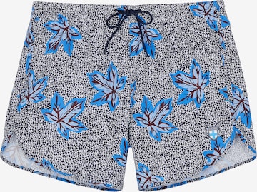 HOM Zwemshorts ' Sekou ' in Blauw: voorkant