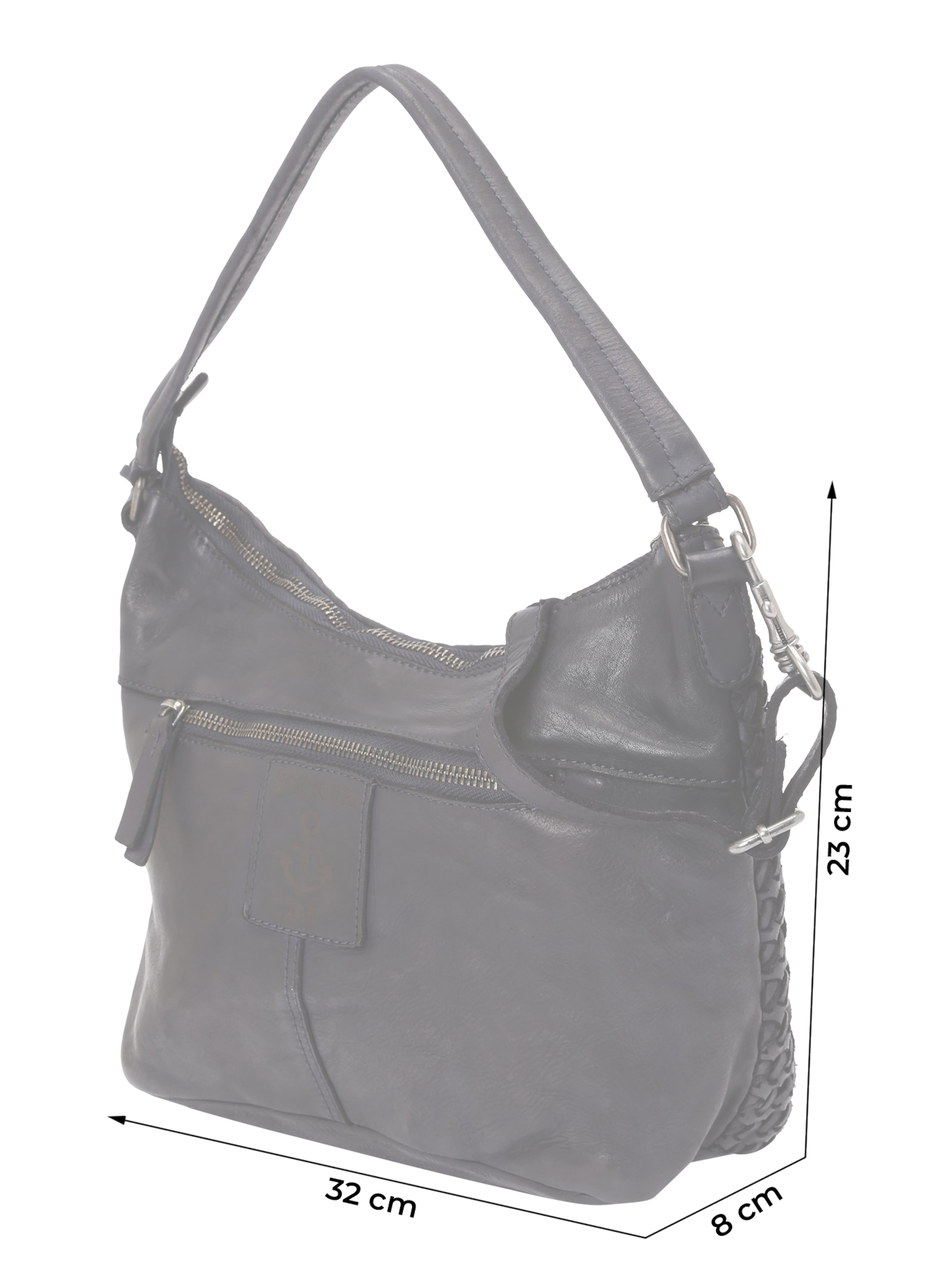 Borsa a spalla 'Cathrin' di Harbour 2nd in blu: frontale