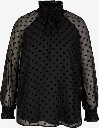 Rock Your Curves by Angelina K. Blouse in de kleur Zwart, Productweergave