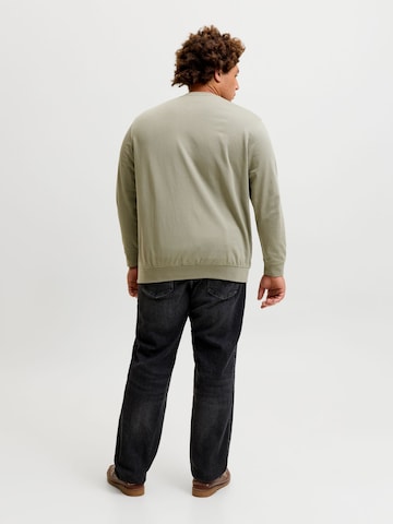 Jack & Jones Plus Sweatshirt 'JJEARCHIVE' i beige