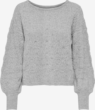 ONLY Sweater 'Nala' in Grey: front