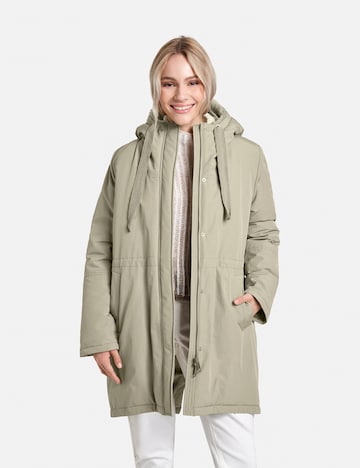 TAIFUN Zimní kabát – zelená: přední strana