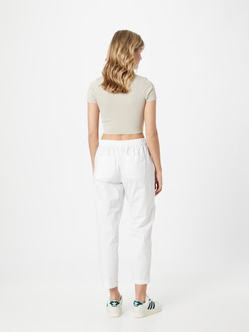 regular Pantaloni con pieghe di Dorothy Perkins in bianco