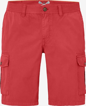 REDPOINT Regular Cargo Pants in Red: front