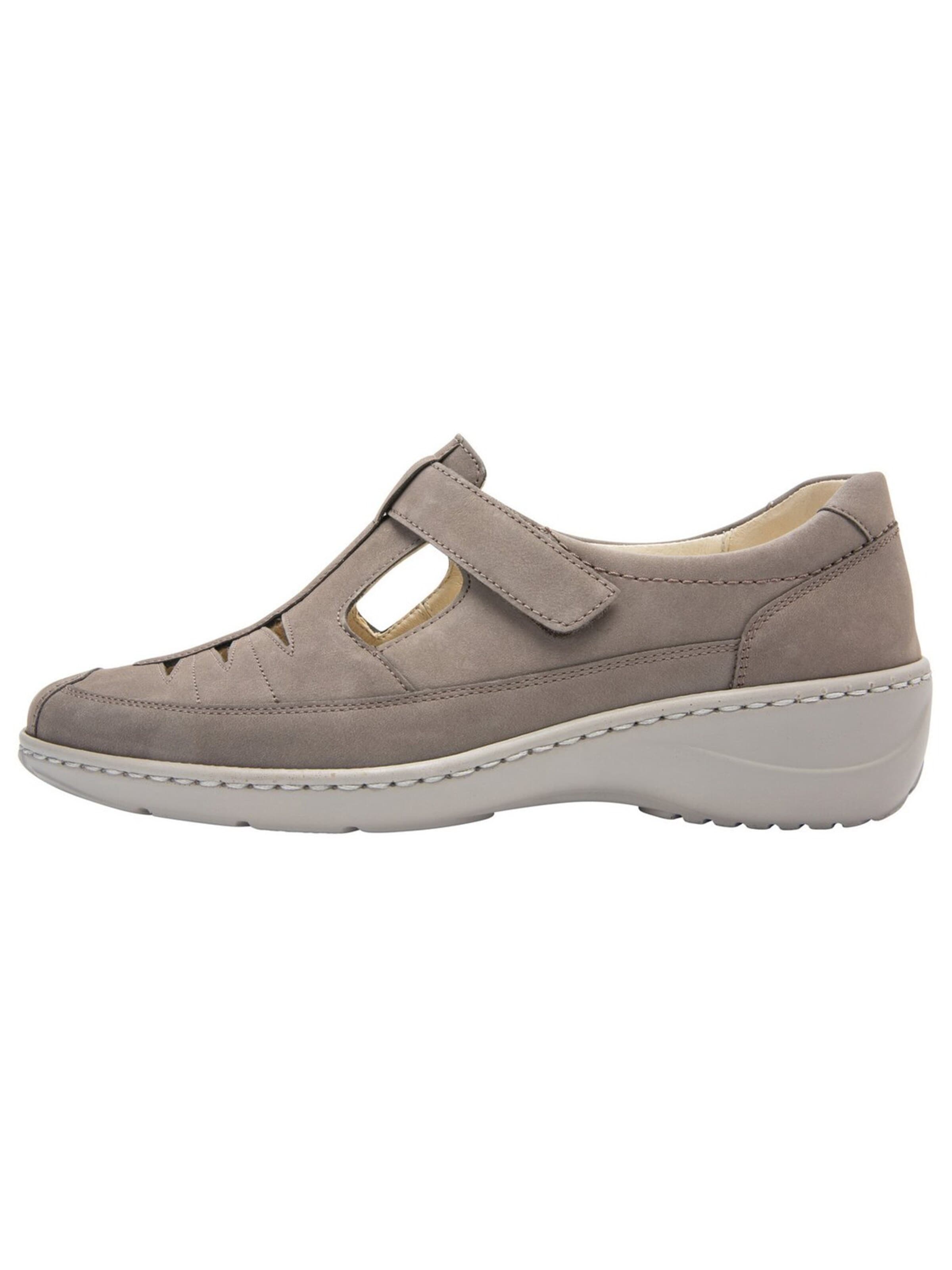 Chaussure basse 'Komfort Slipper Damen 607501191/088 Echtleder in braun' WALDLÄUFER en marron : devant