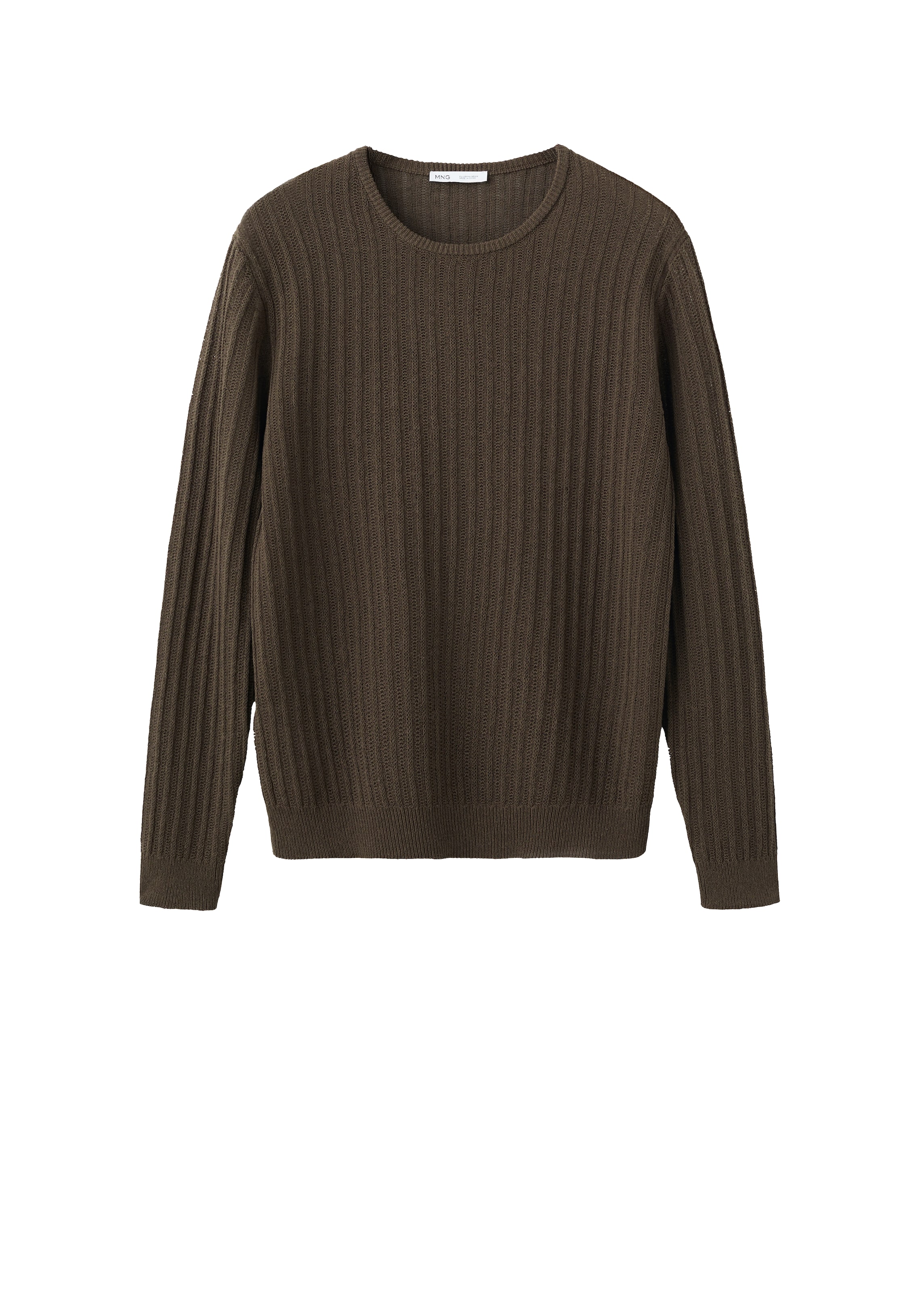 MANGO MAN Sweter w rozmiarze S w kolorze czekoladowym, Podgląd produktu
