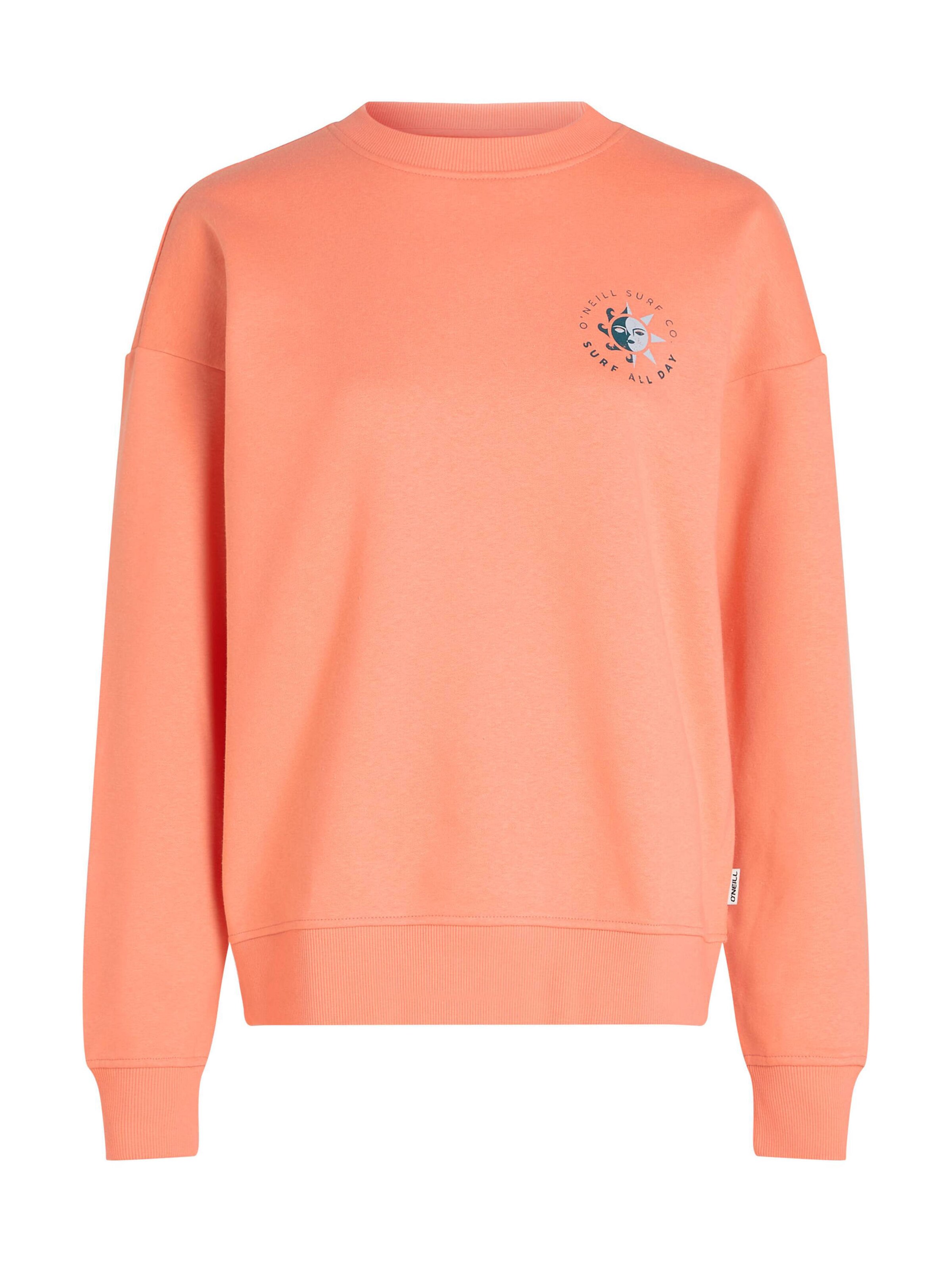 O'NEILL Sweat-shirt 'Summer' en vert / abricot / blanc, Vue avec produit