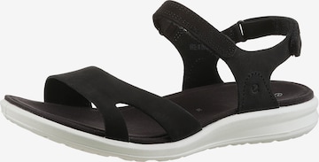 ECCO Trekkingsandale in Schwarz: Vorderseite