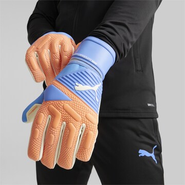 PUMA Athletic Gloves 'Future Match' in Blue: front