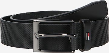 TOMMY HILFIGER Belt 'Layton' in Black: front