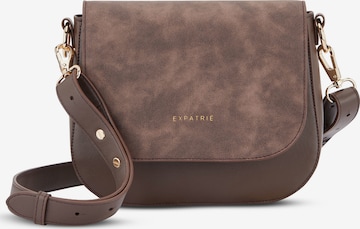 Expatrié Crossbody bag 'Louise Medium' in Brown: front