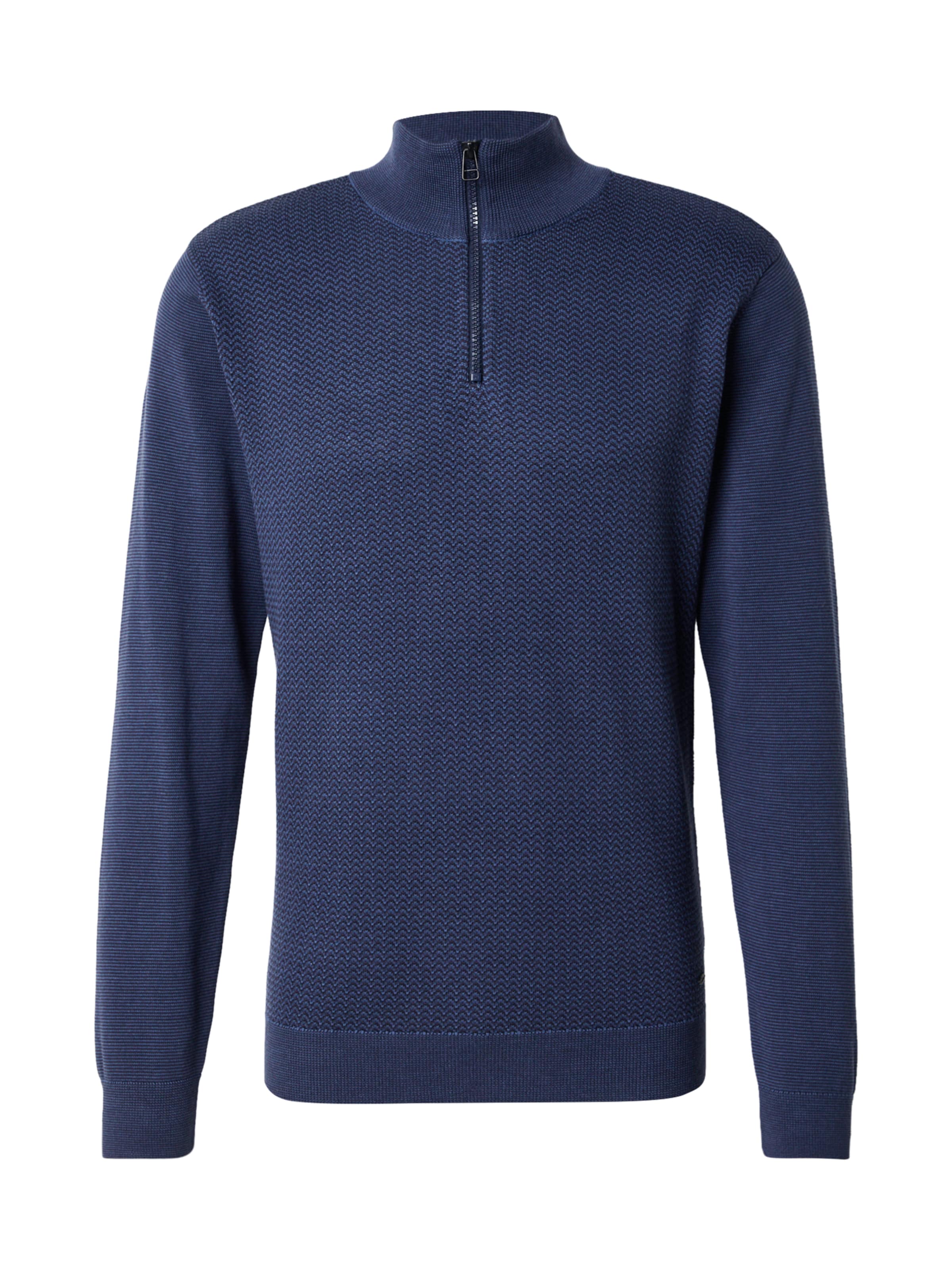 Petrol IndustriesPulover - plava boja: prednji dio