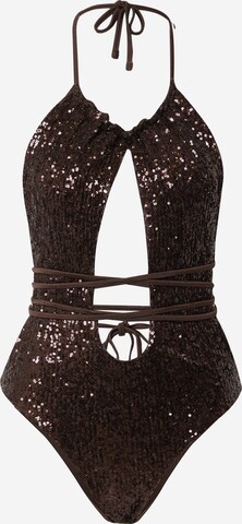 GUESS Swimsuit in Brown: front