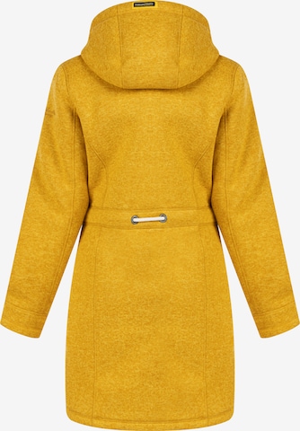 Schmuddelwedda Knitted Coat in Yellow