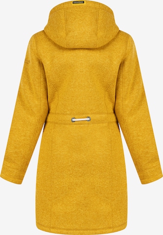 Cappotto in maglia di Schmuddelwedda in giallo