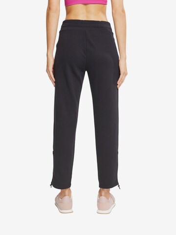 ESPRIT Regular Sports trousers in Black