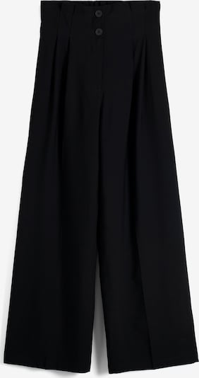 Bershka Pantalon à pince en noir, Vue avec produit