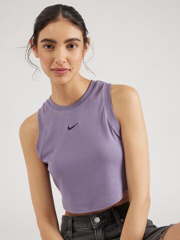 Nike Sportswear Top 'ESSENTIAL' in Lila