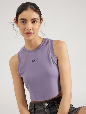 purpurinė Nike Sportswear Palaidinė be rankovių 'ESSENTIAL'